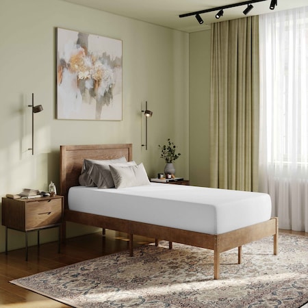 Flash Furniture Cloud Green Tea Cooling Gel 4-Layer Memory Foam 10-in. Twin Mattress in a Box, Washable Cover CL-MFB4L-10-T-GG